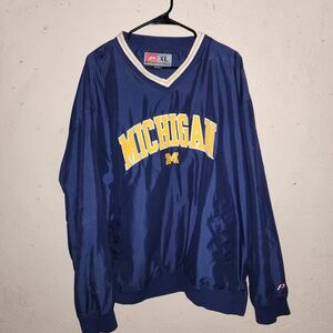 Pro Player Navy Pullover with Yellow Trim